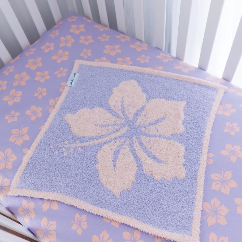 Hibiscus Lullaby Mini Bliss Blanket