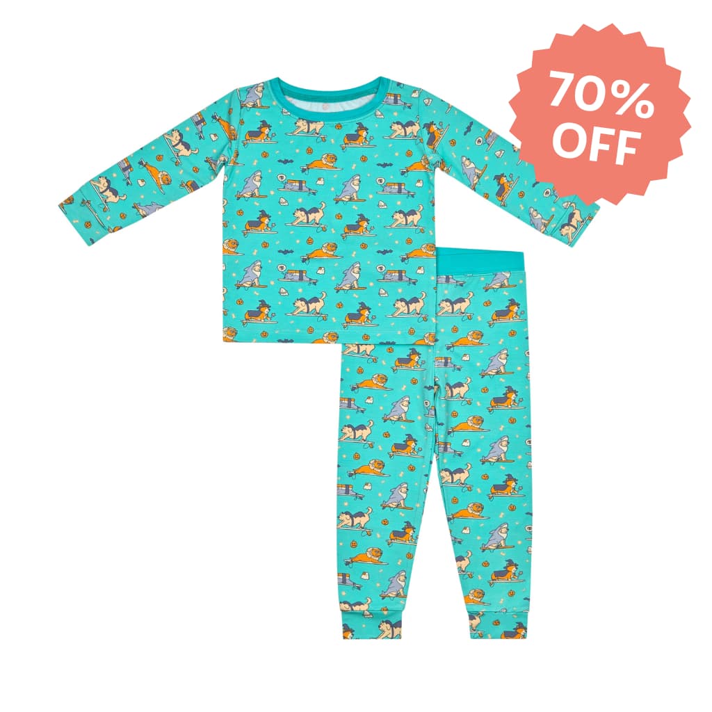 HOWL-oween Long Bamboo Pajamas
