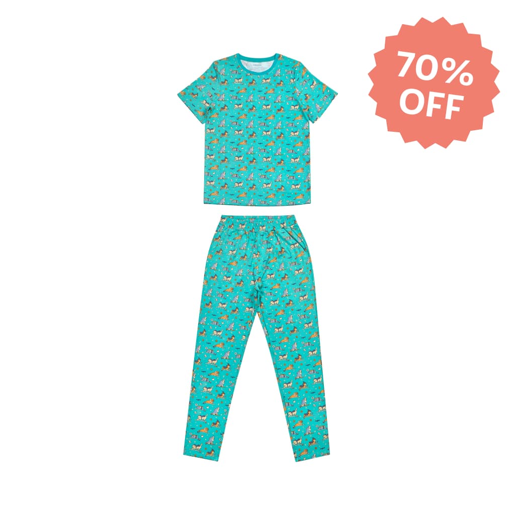 HOWL-oween Men's Bamboo Pajamas