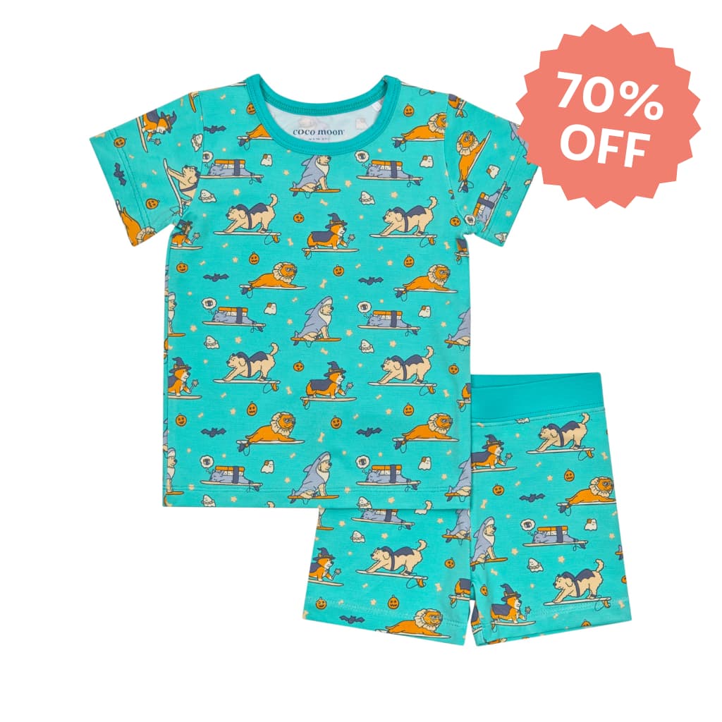 HOWL-oween Short Bamboo Pajamas