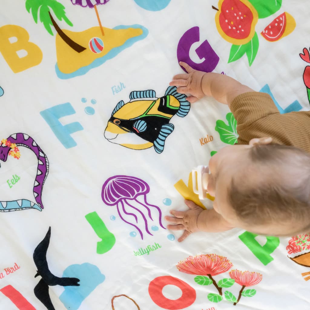 Hawaiʻi Kine ABCs Baby Quilt