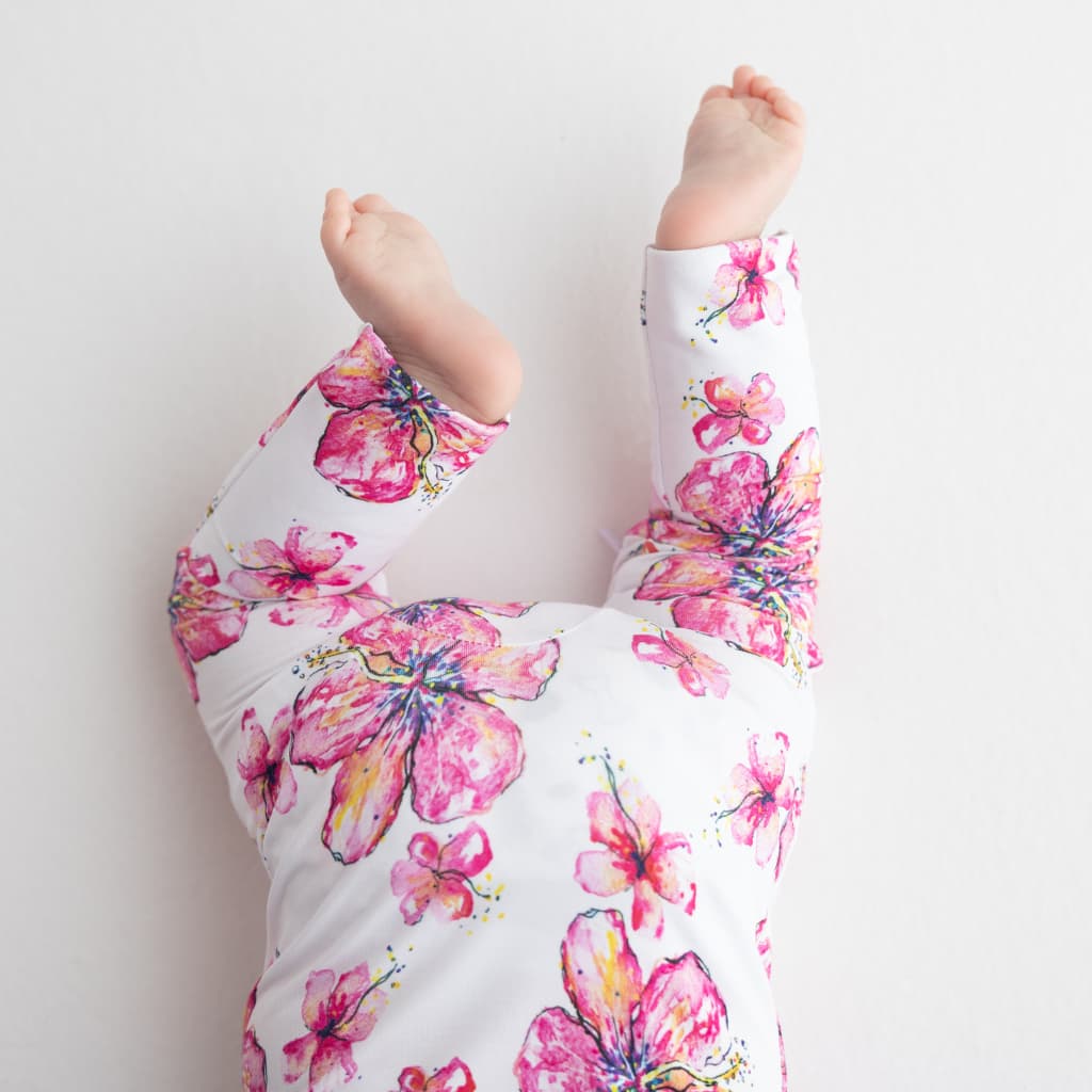Hibiscus Kiss Bamboo Coverall