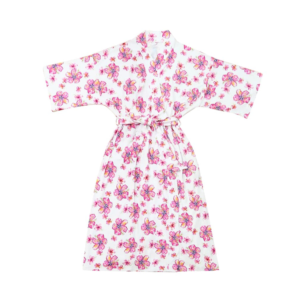 Mamoo Robe Hibiscus Kiss Bamboo Mama Robe