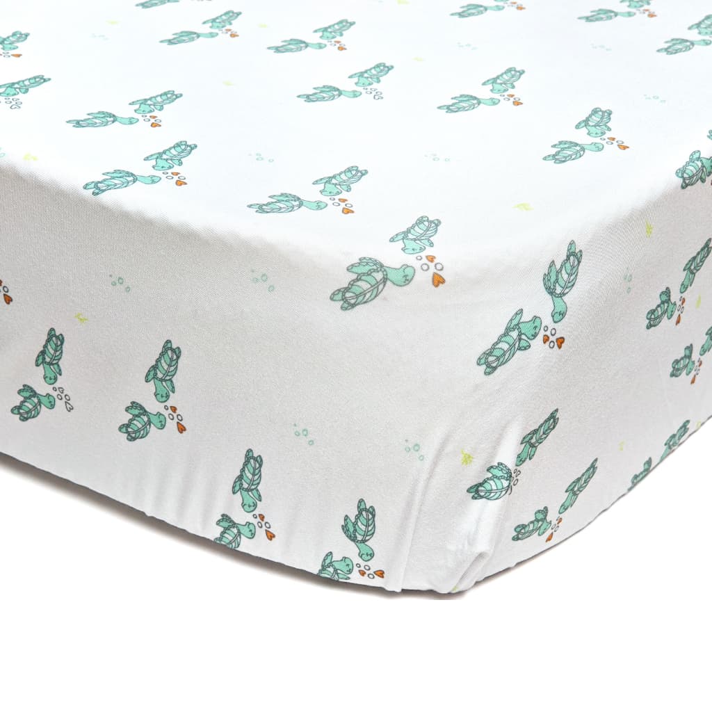 Honu Honi Bamboo Crib Sheet