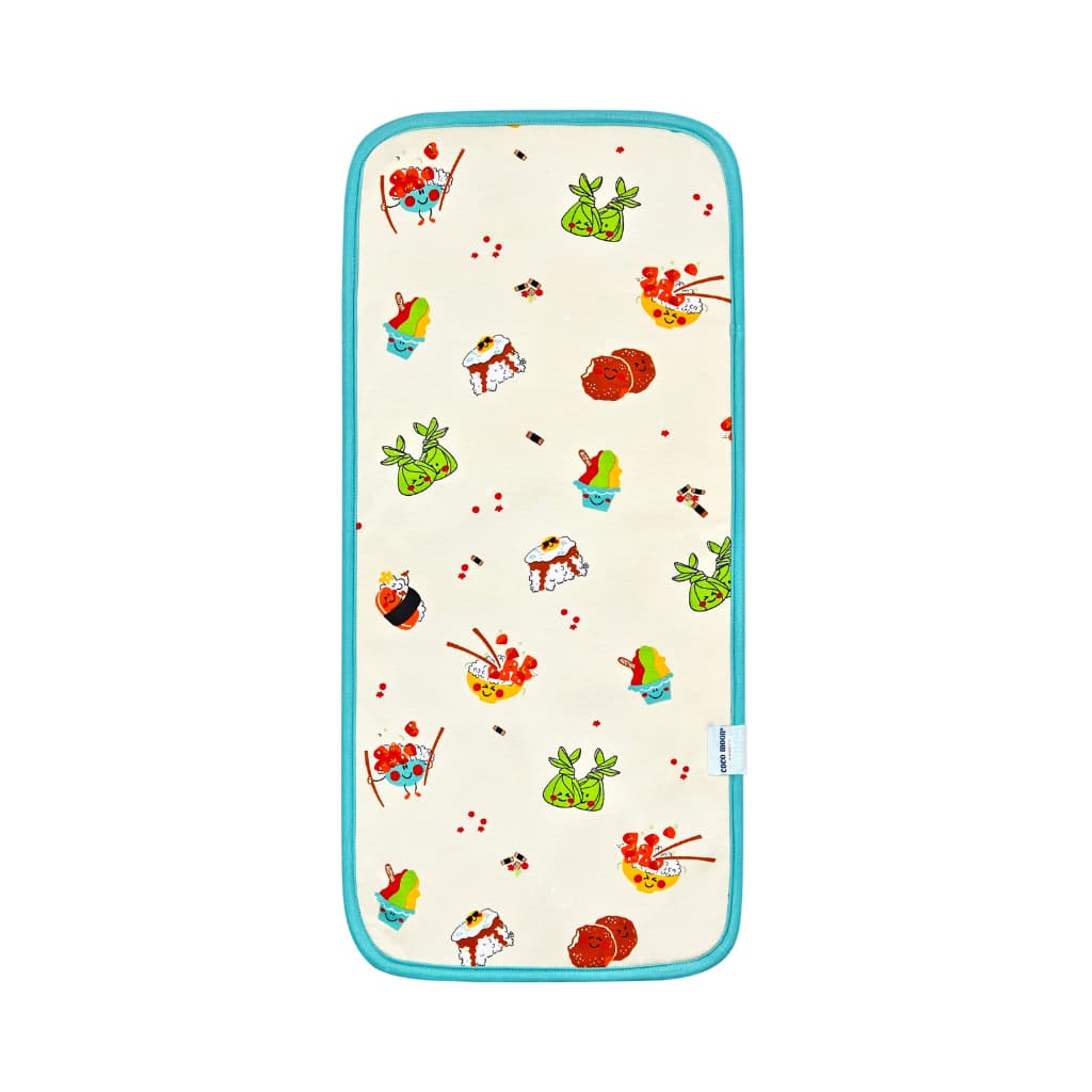 Island Mixed Plate Burp Cloth