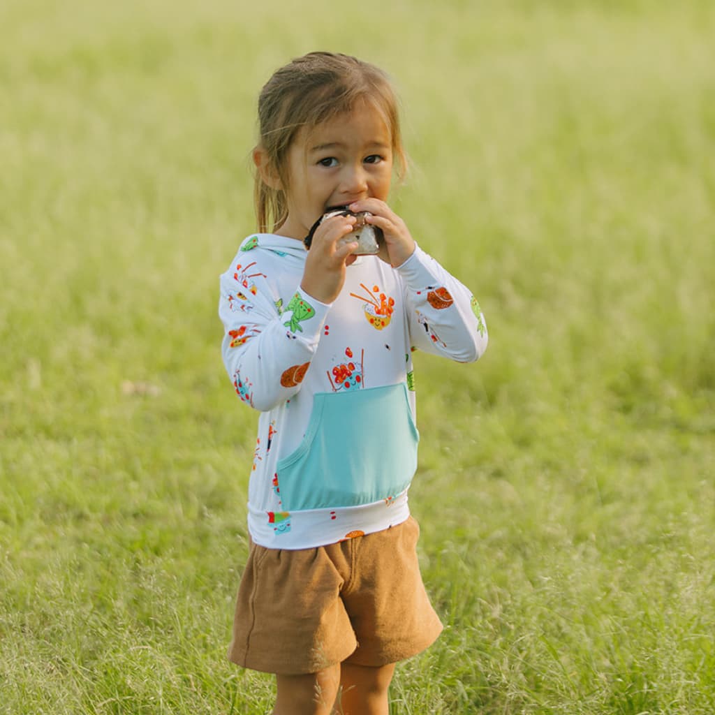 Island Mixed Plate Bamboo Hoodie