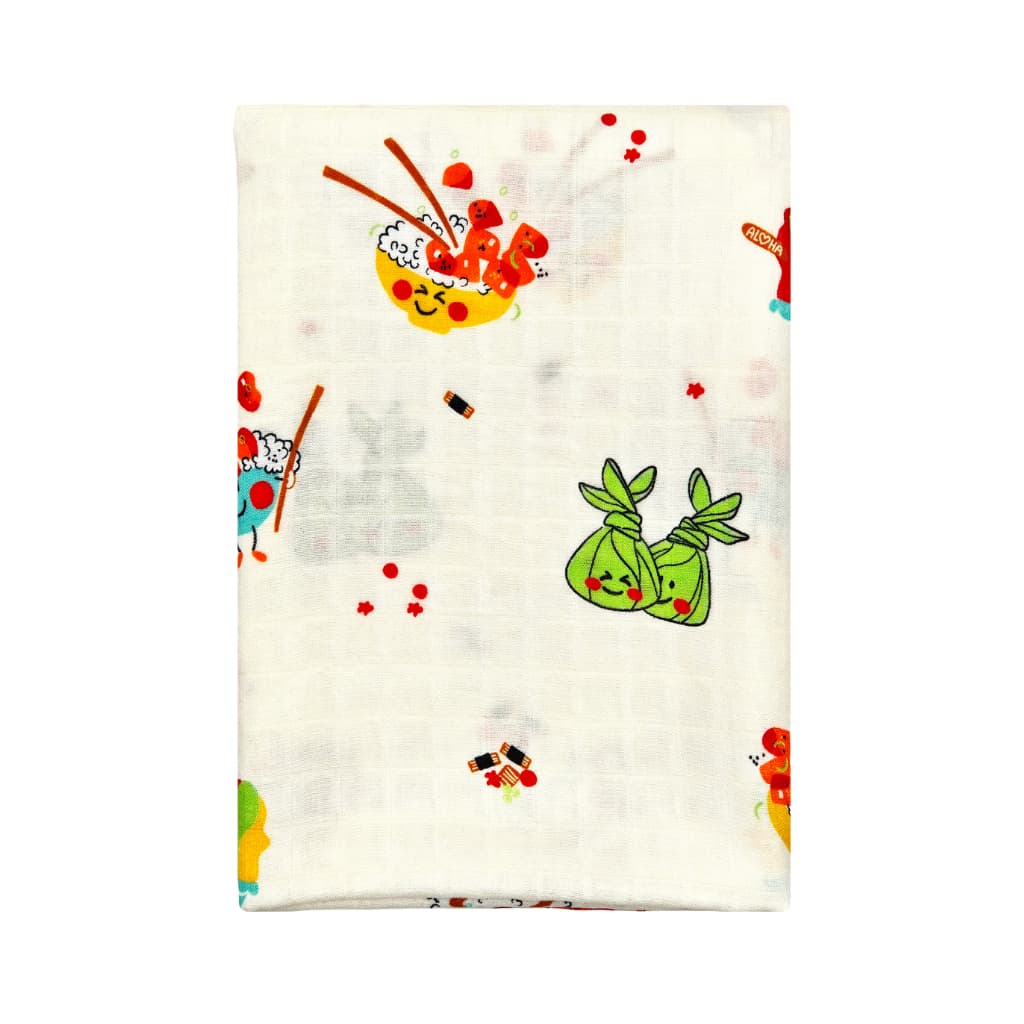 Island Mixed Plate Muslin Swaddle