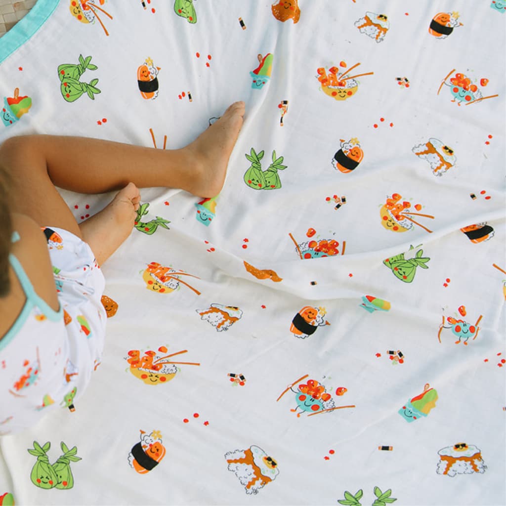 Island Mixed Plate Throw Blanket