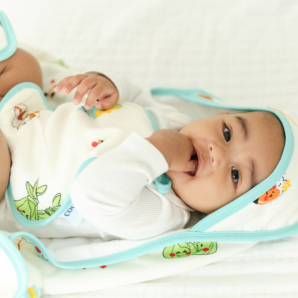 Island Mixed Plate Hooded Towel Set