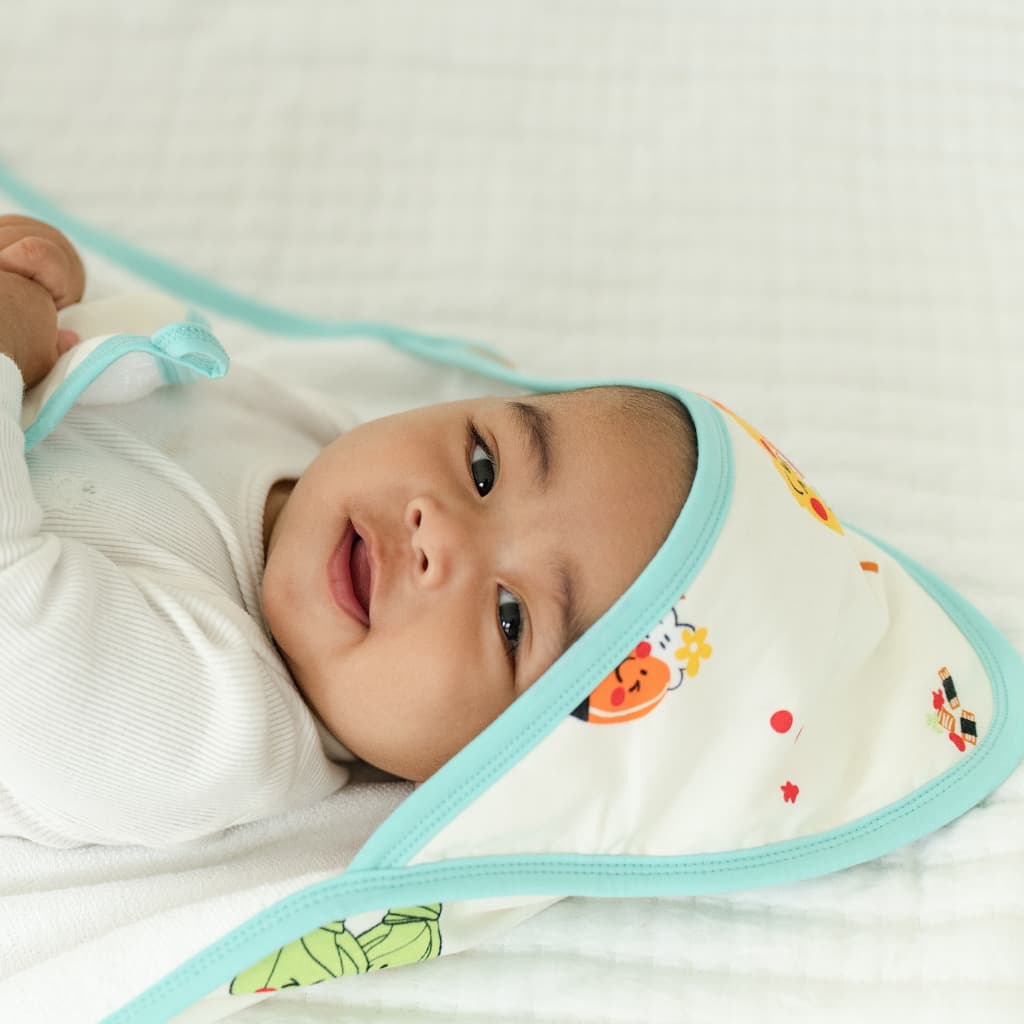 Island Mixed Plate Hooded Towel Set