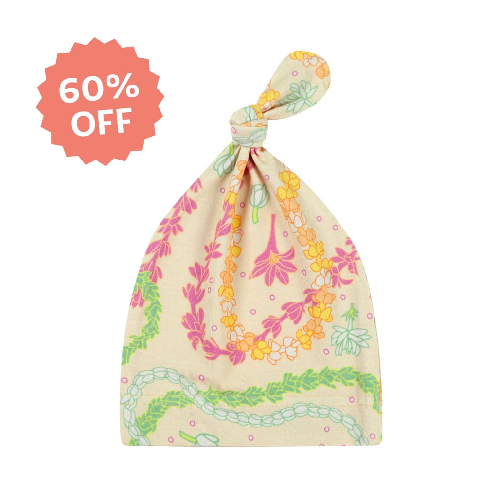 Lei Day in Sand Bamboo Knotted Hat