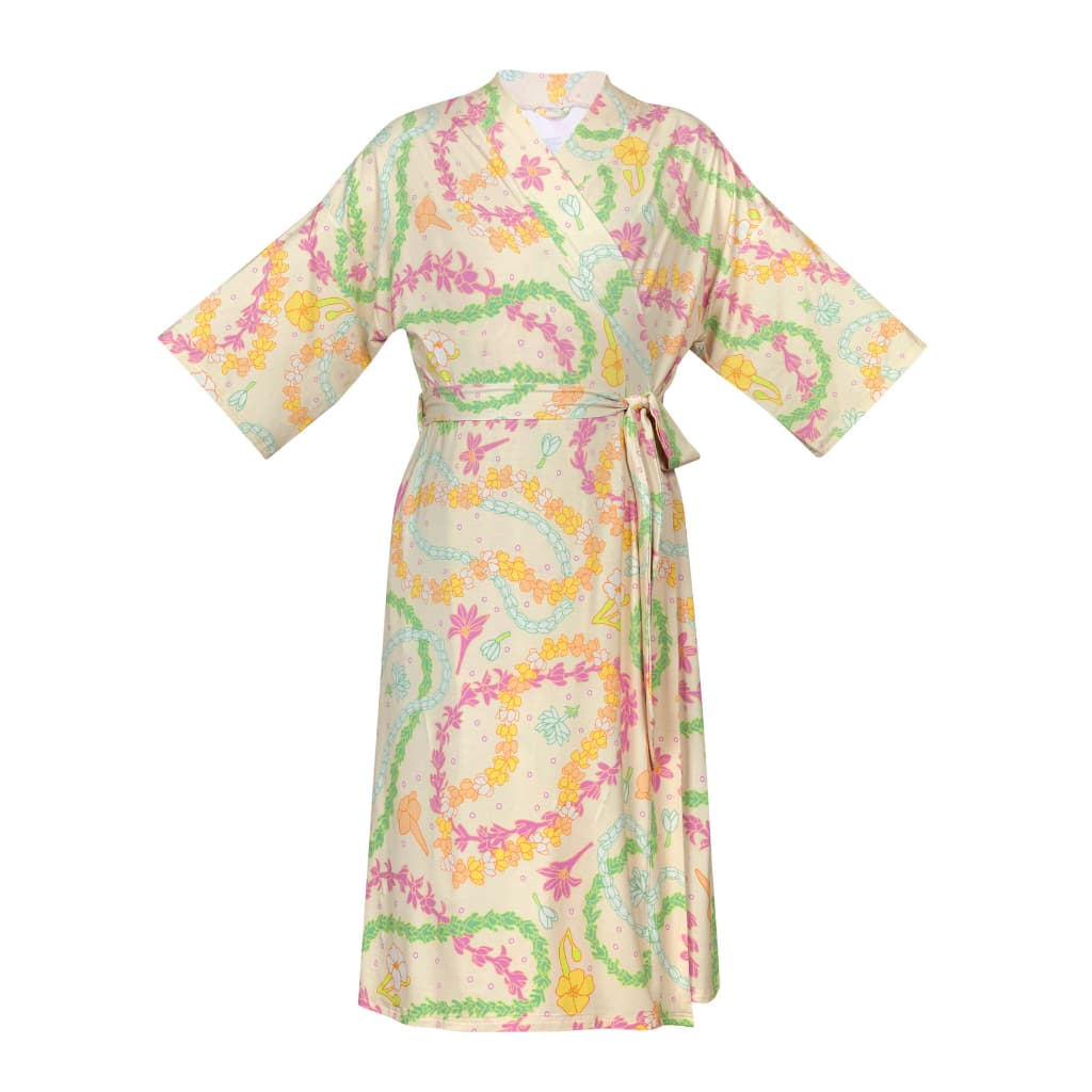 Lei Day in Sand Bamboo Mama Robe