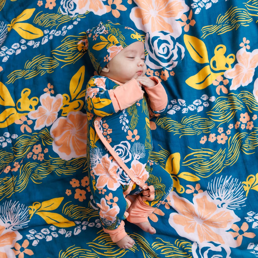 Lā Lei Bamboo Newborn Coverall