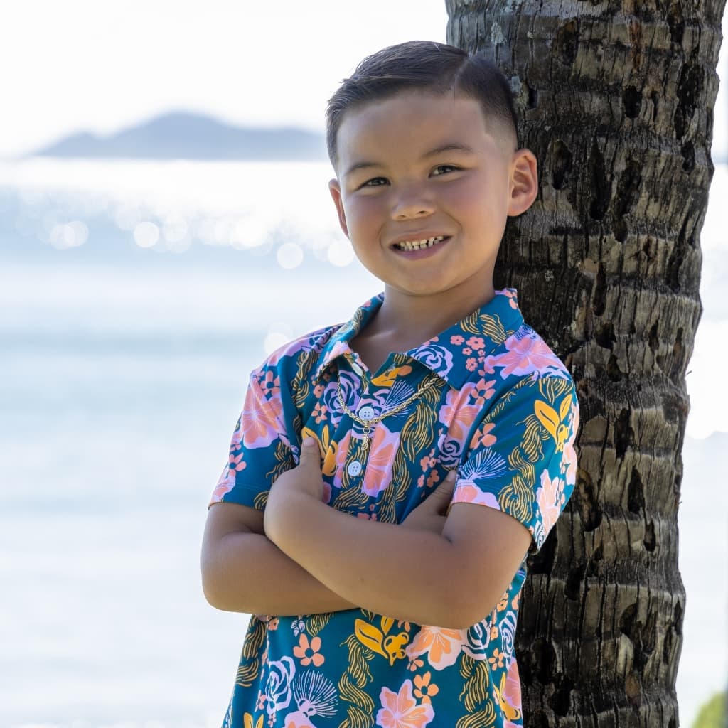 Lā Lei Bamboo Polo Shirt
