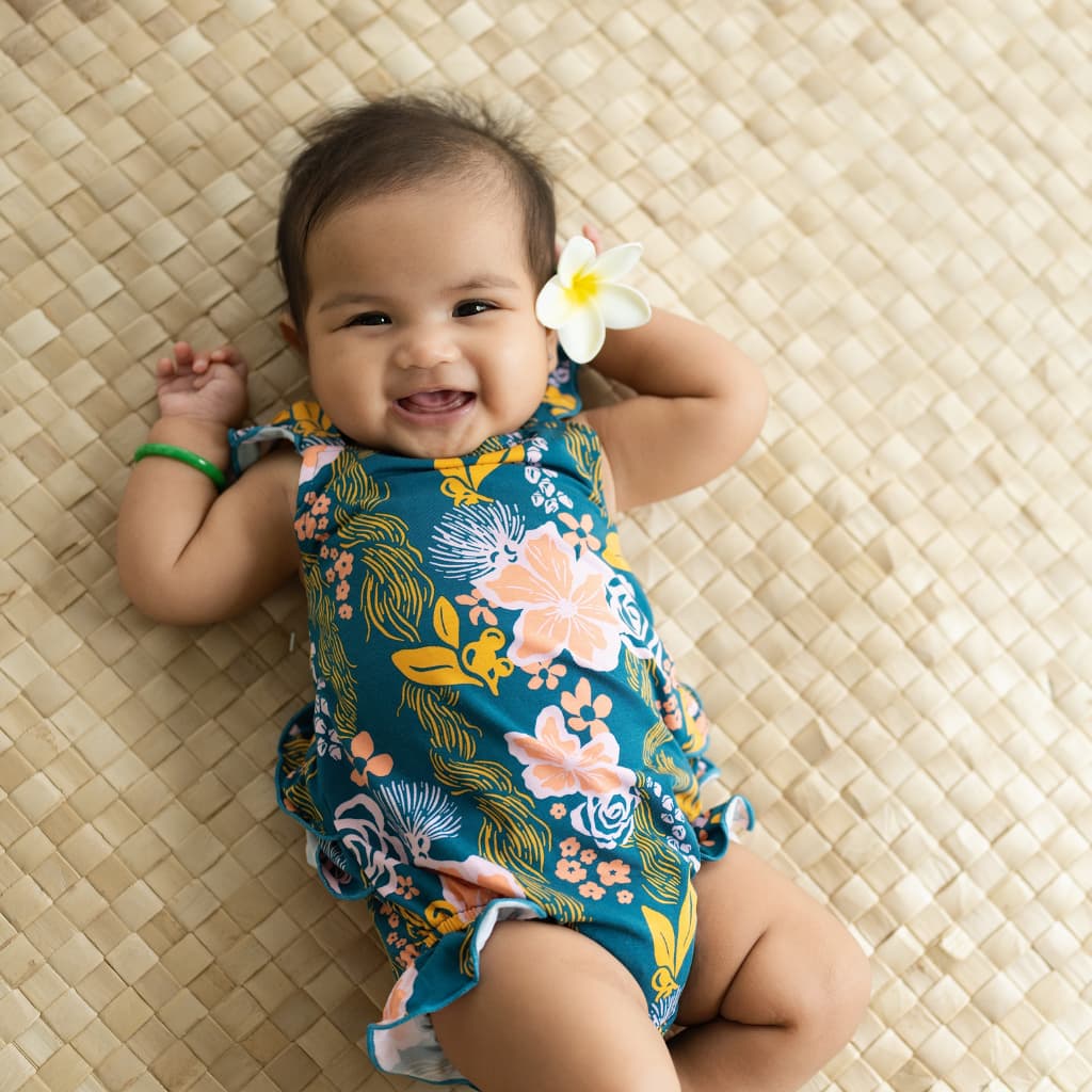 Lā Lei Bamboo Ruffle Romper