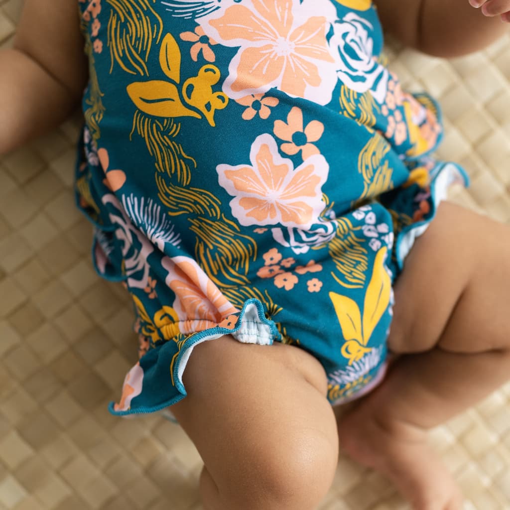 Lā Lei Bamboo Ruffle Romper