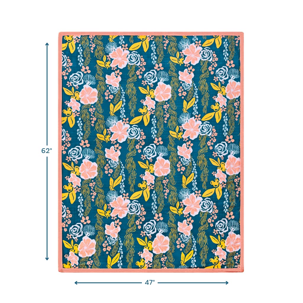 Lā Lei Throw Blanket