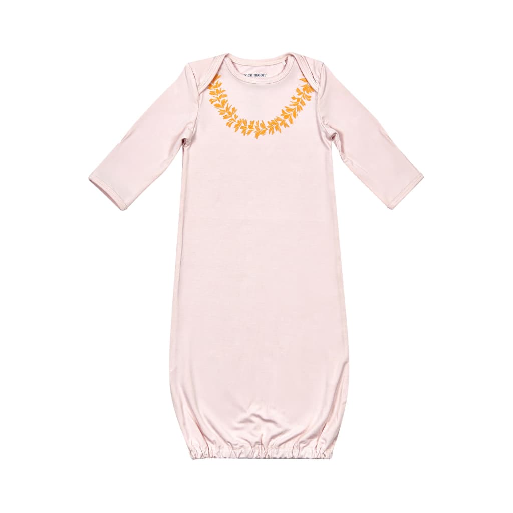 Lei Pua Melia Bamboo Layette Gown