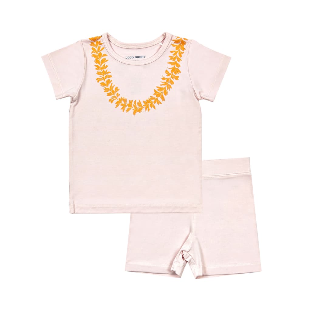 Lei Pua Melia Short Bamboo Pajamas