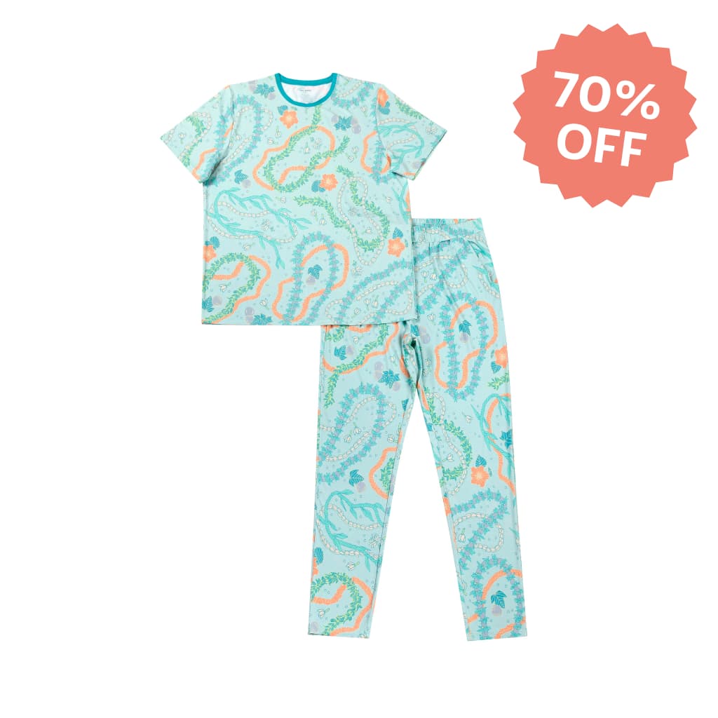 Lei Stand Men's Bamboo Pajamas