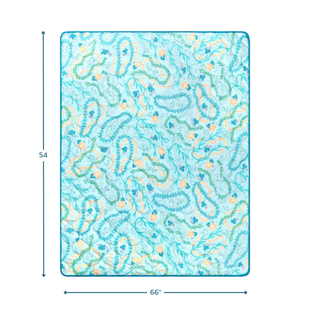 Lei Stand Quilted Bamboo Blanket