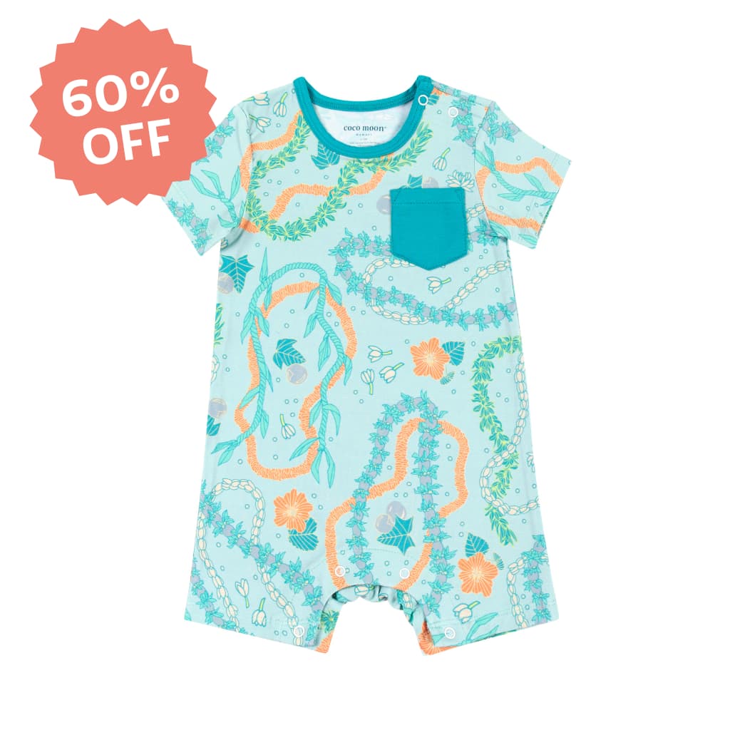 Lei Stand Shortie Bamboo Romper