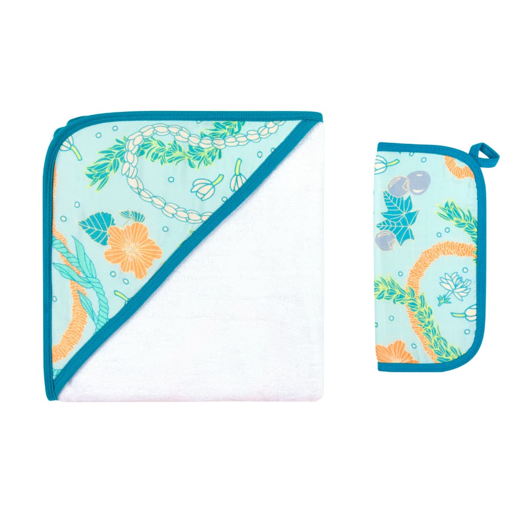 Lei Stand Hooded Towel Set