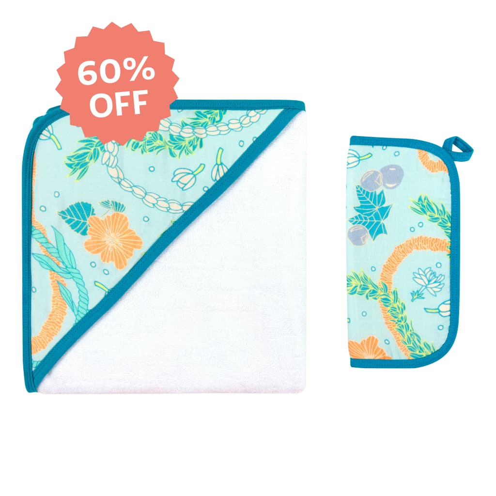 Lei Stand Hooded Towel Set