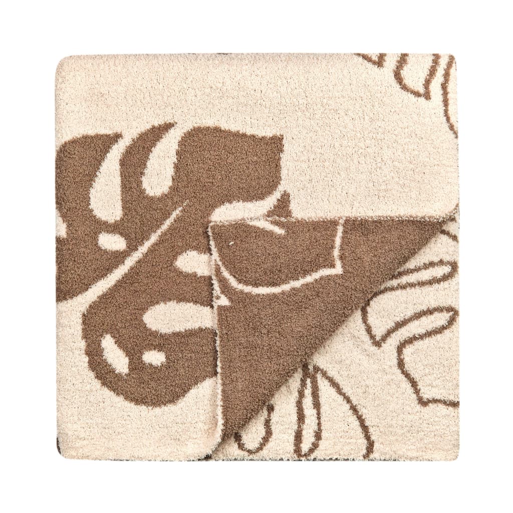 Mocha Monstera Bliss Blanket