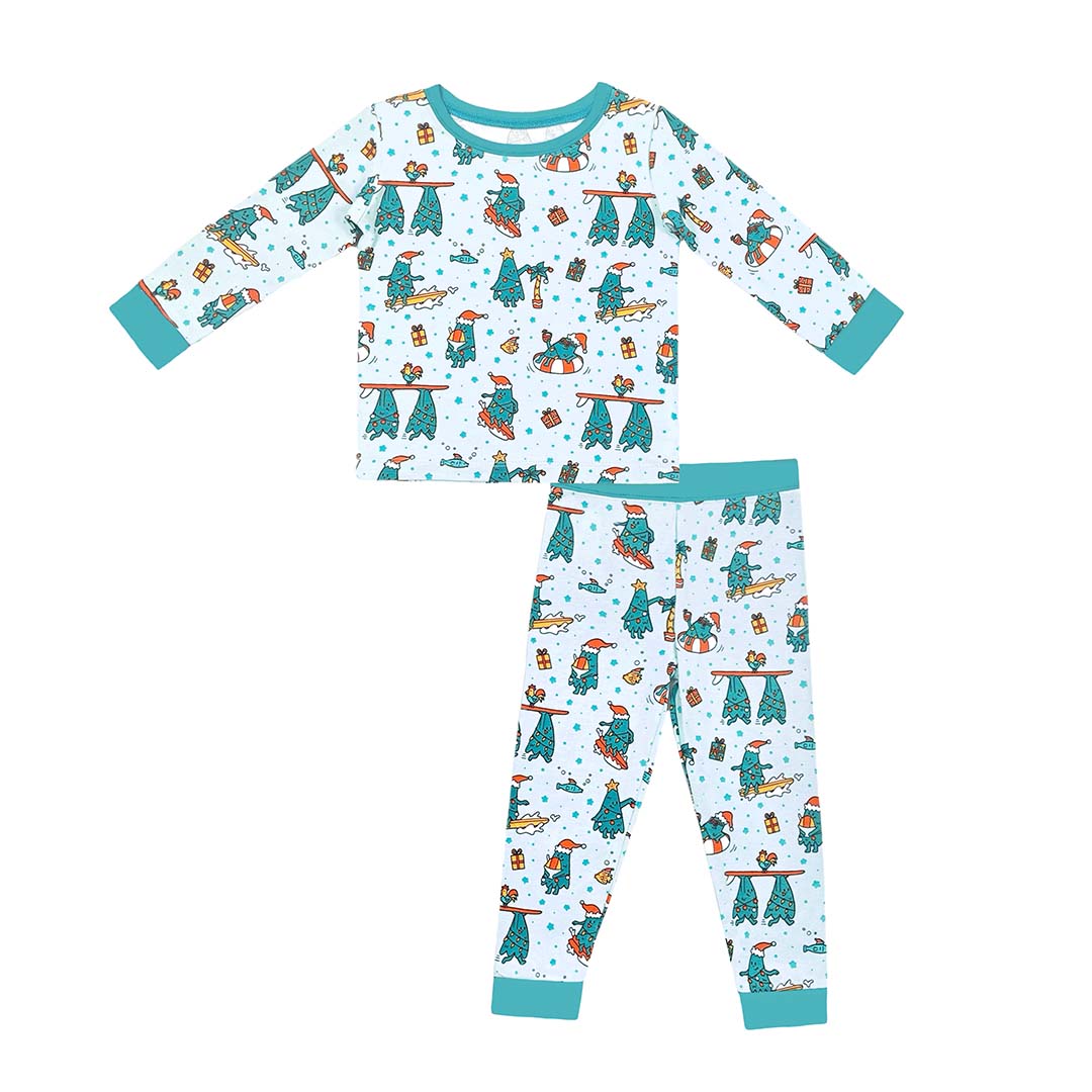Mistle-Toes On The Nose Long Bamboo Pajamas