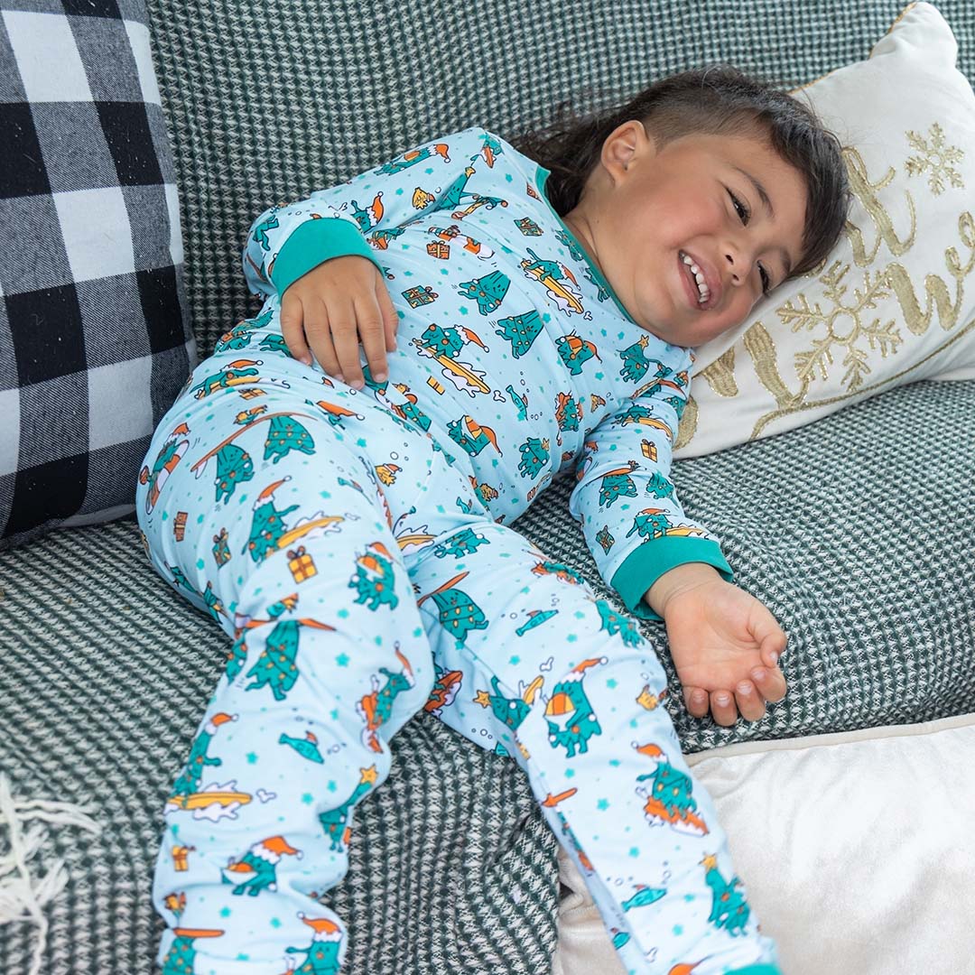 Mistle-Toes On The Nose Long Bamboo Pajamas