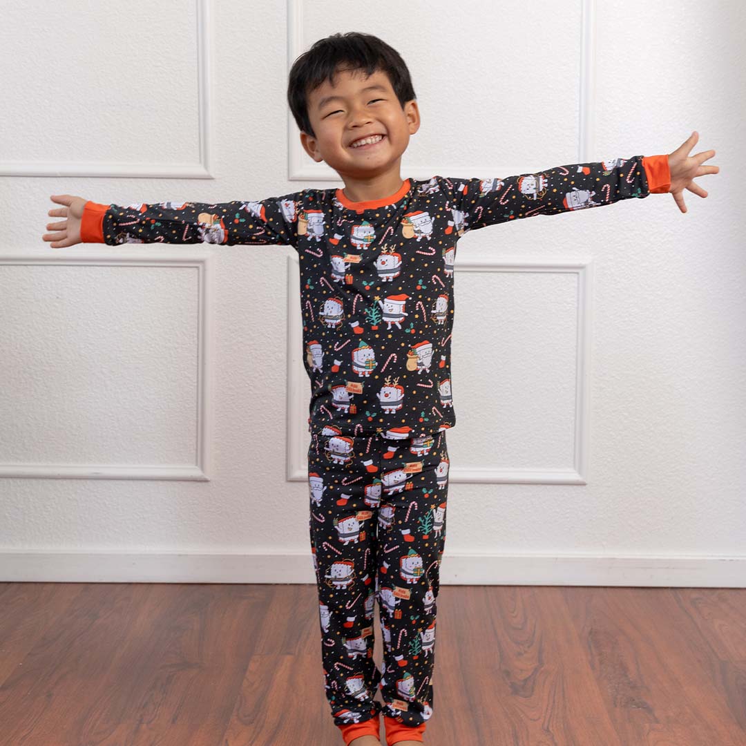 Merry Musubi Long Bamboo Pajamas
