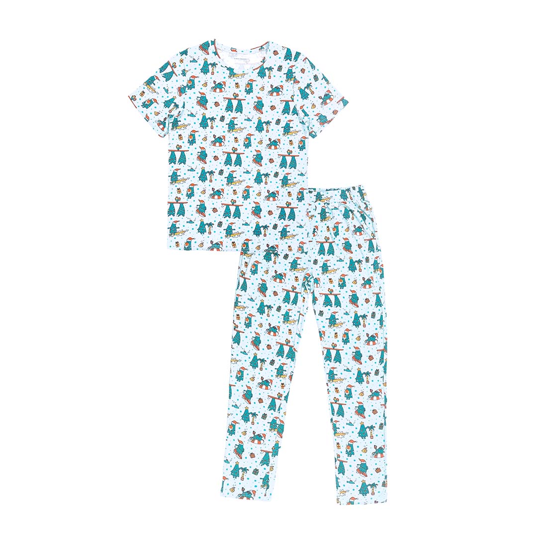 Mistle-Toes On The Nose Men's Bamboo Pajamas