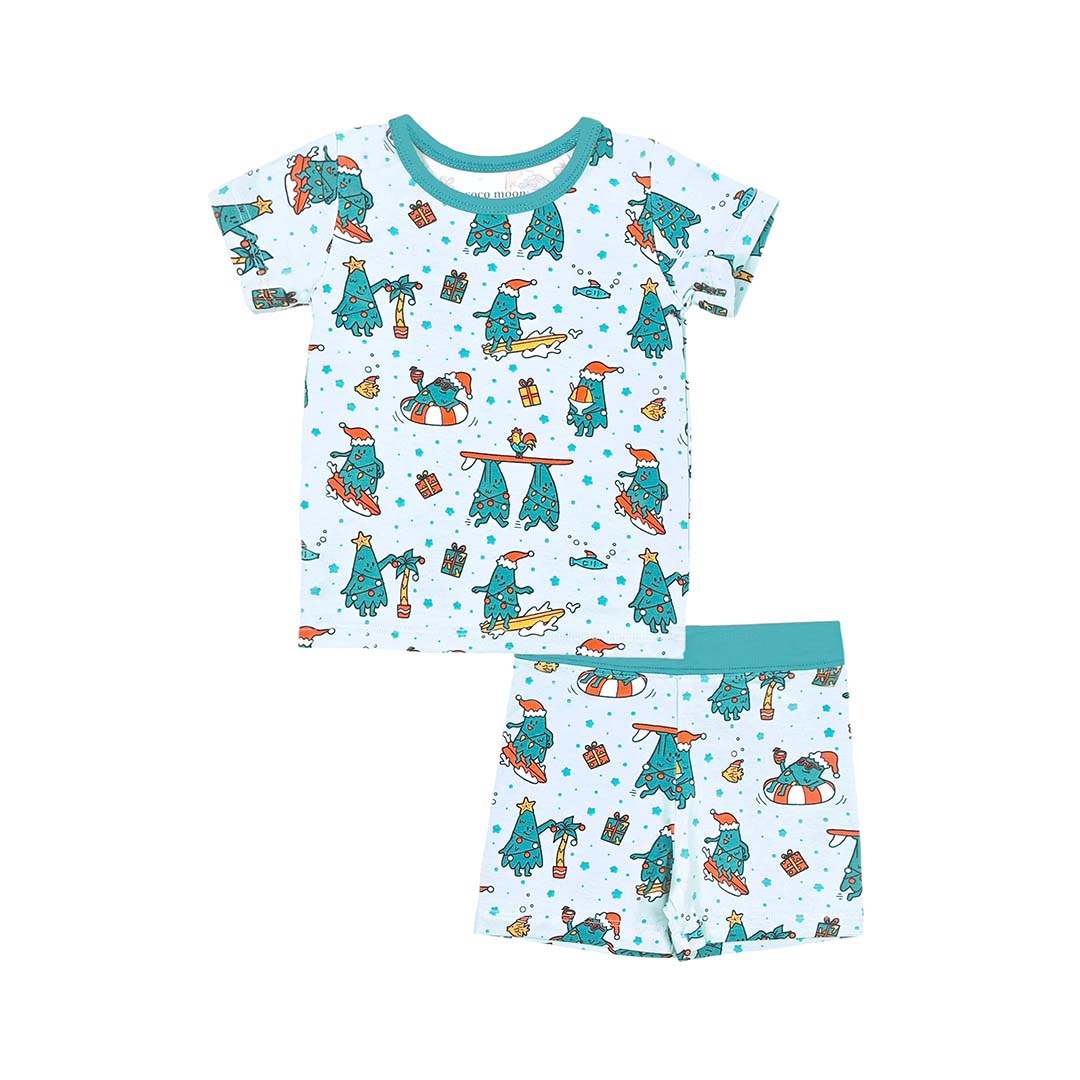 Mistle-Toes On The Nose Short Bamboo Pajamas