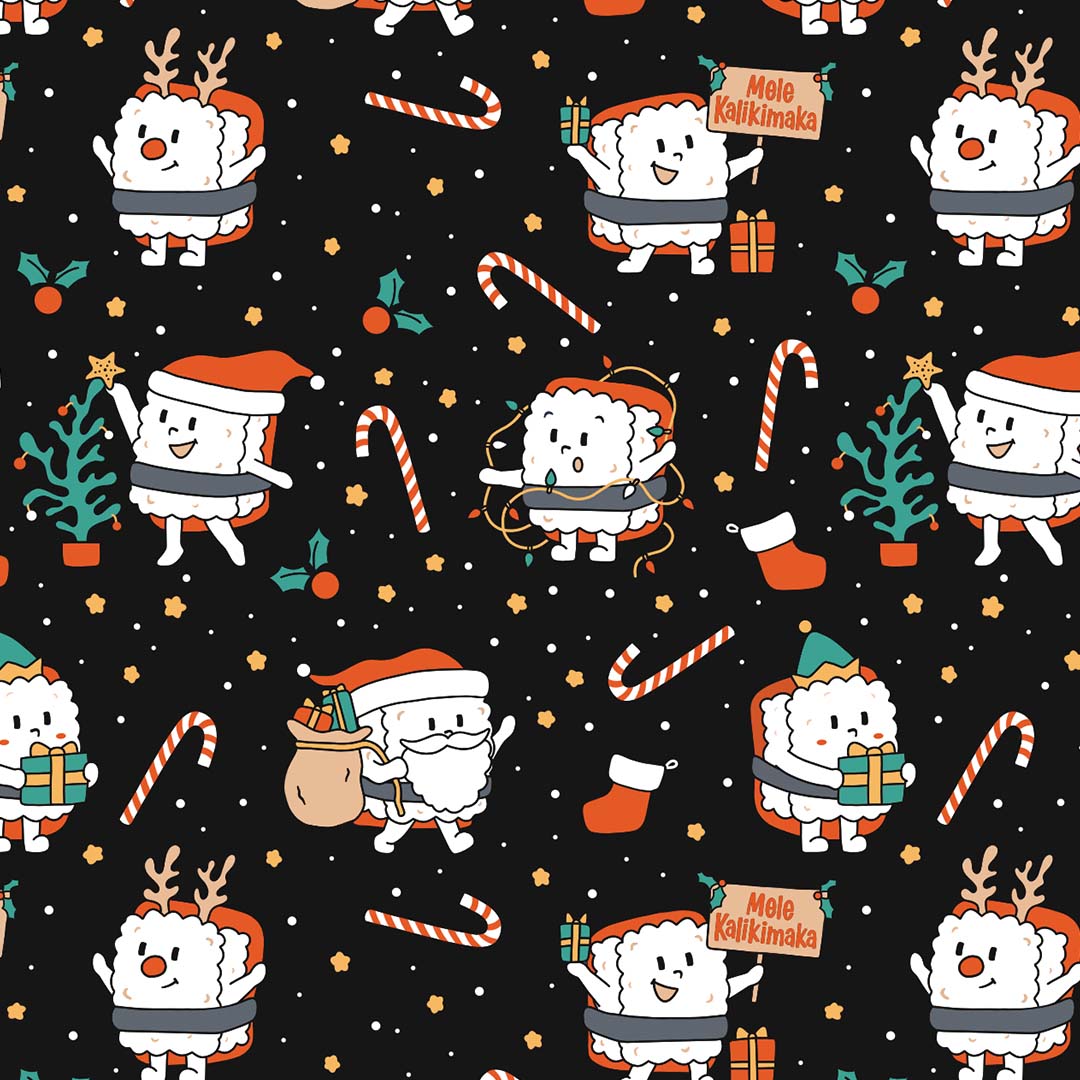 Merry Musubi Short Bamboo Pajamas