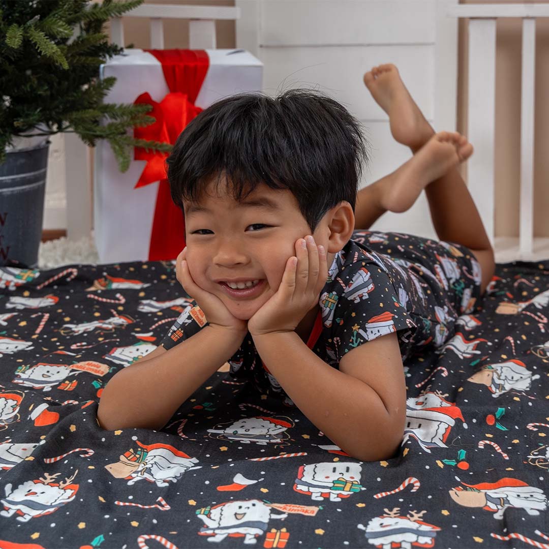Merry Musubi Muslin Swaddle Blanket