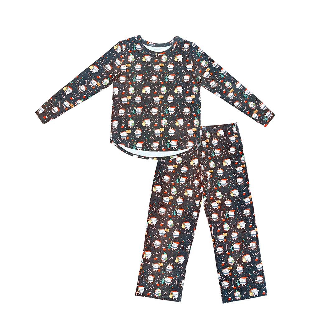 Merry Musubi Women's Long Bamboo Pajamas