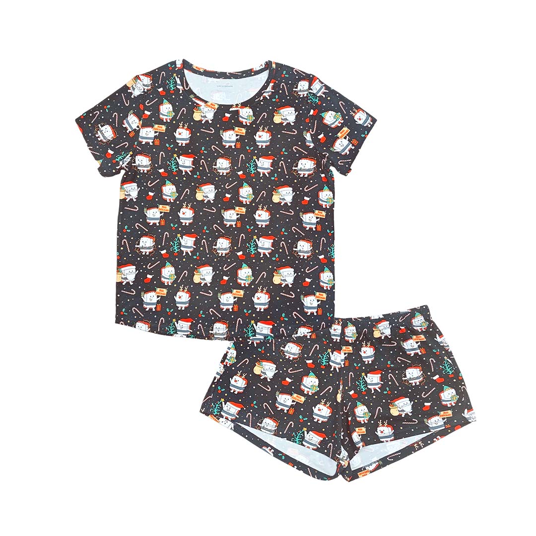 Merry Musubi Women's Short Bamboo Pajamas