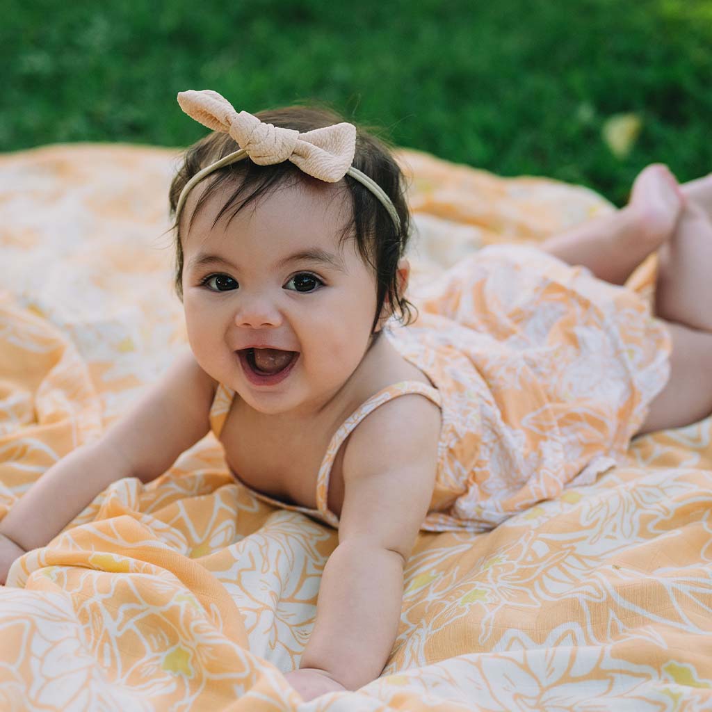 'Olena Tiered Ruffle Onesie