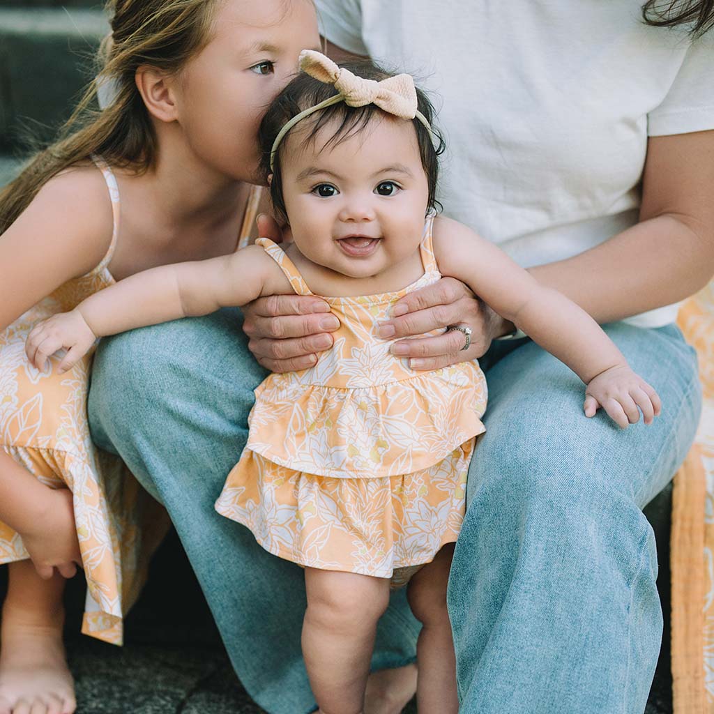 'Olena Tiered Ruffle Onesie