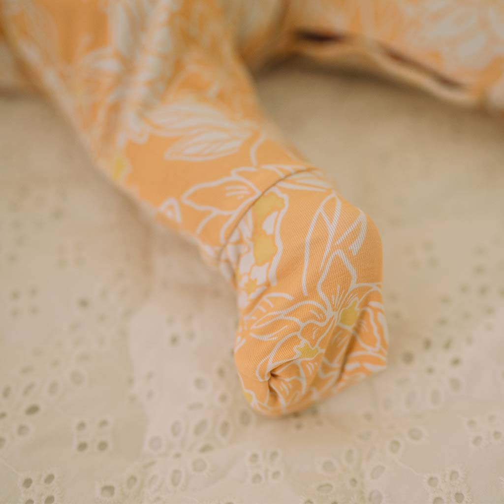 ʻOlena Bamboo Newborn Coverall