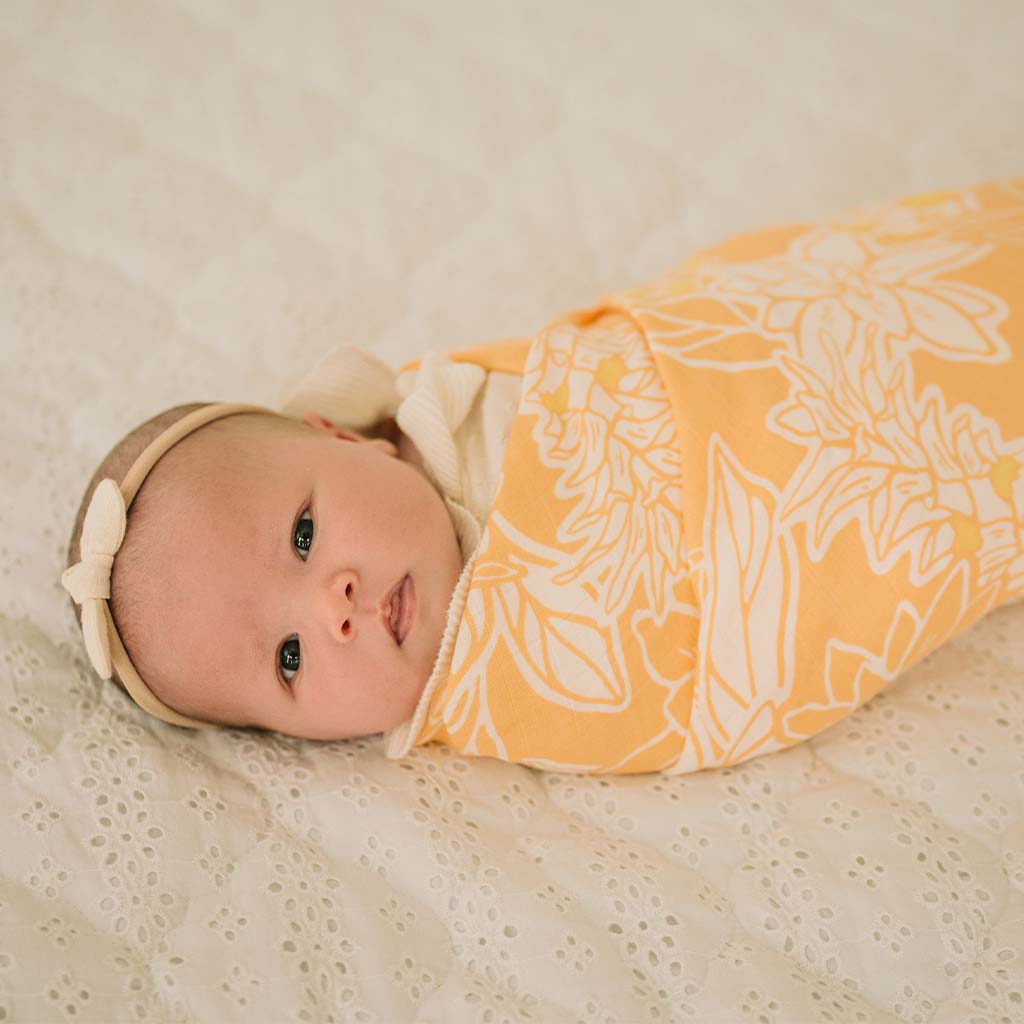 ʻOlena Muslin Swaddle Blanket
