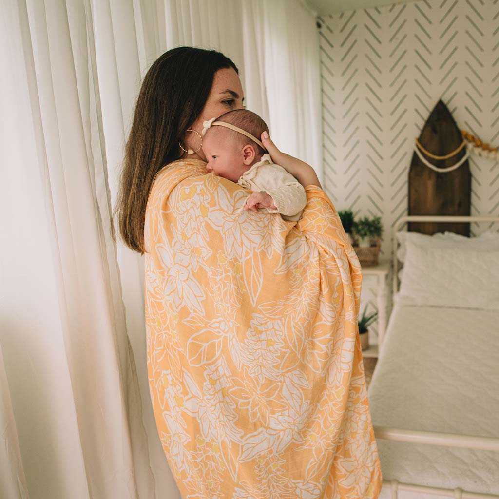 ʻOlena Muslin Swaddle Blanket