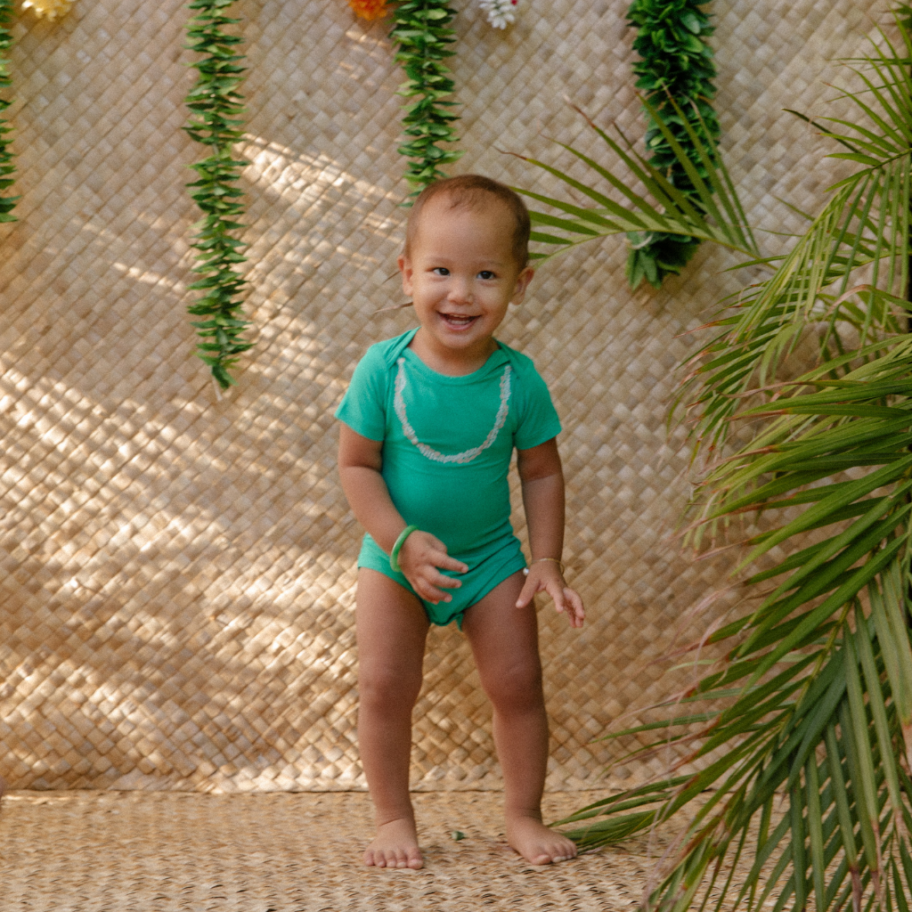 Lei Onaona Bamboo Onesie