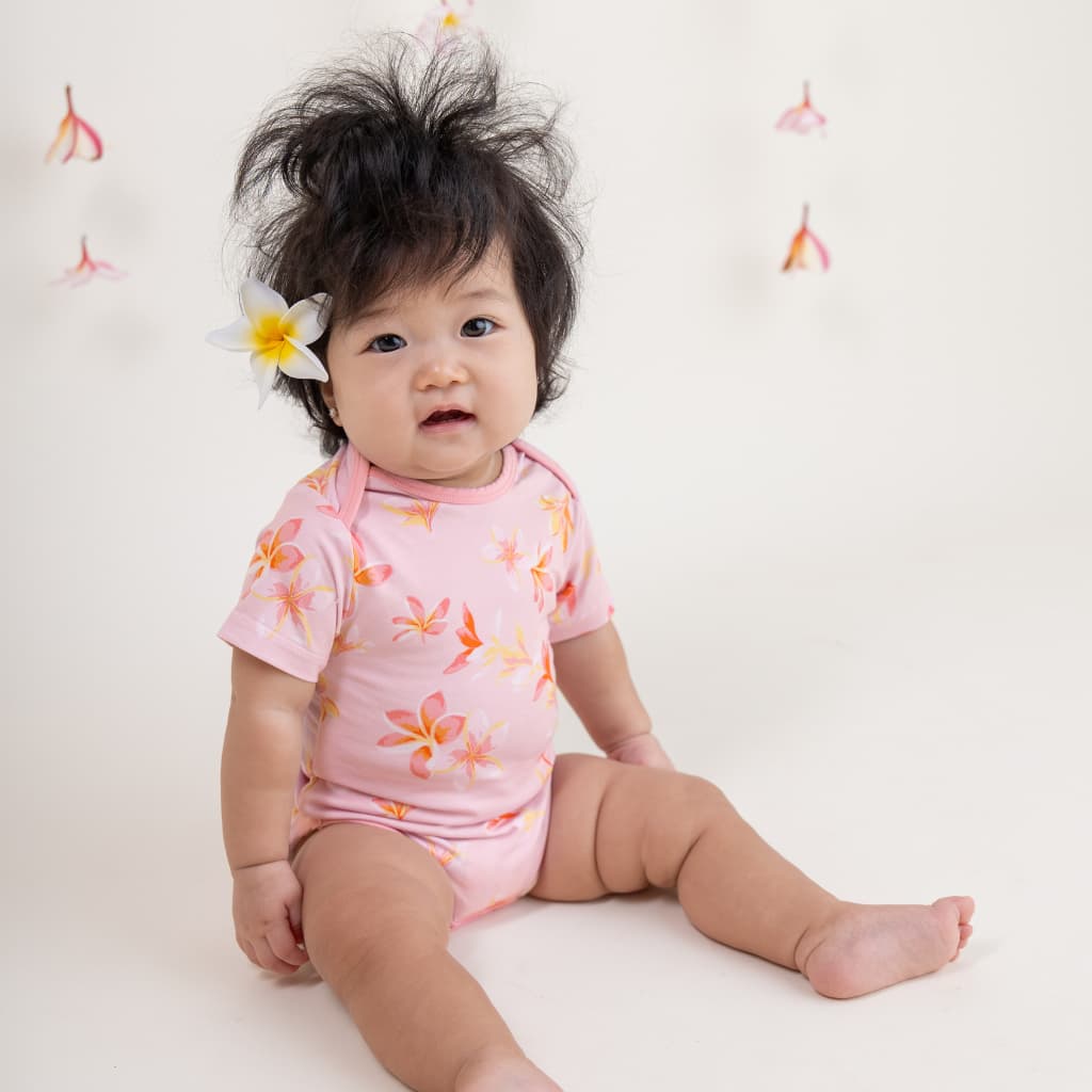 Plumeria Honey Bamboo Onesie