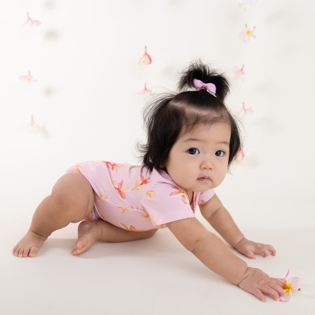 Plumeria Honey Bamboo Onesie