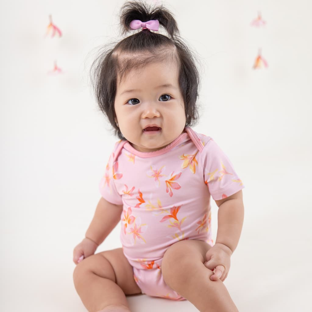 Plumeria Honey Bamboo Onesie