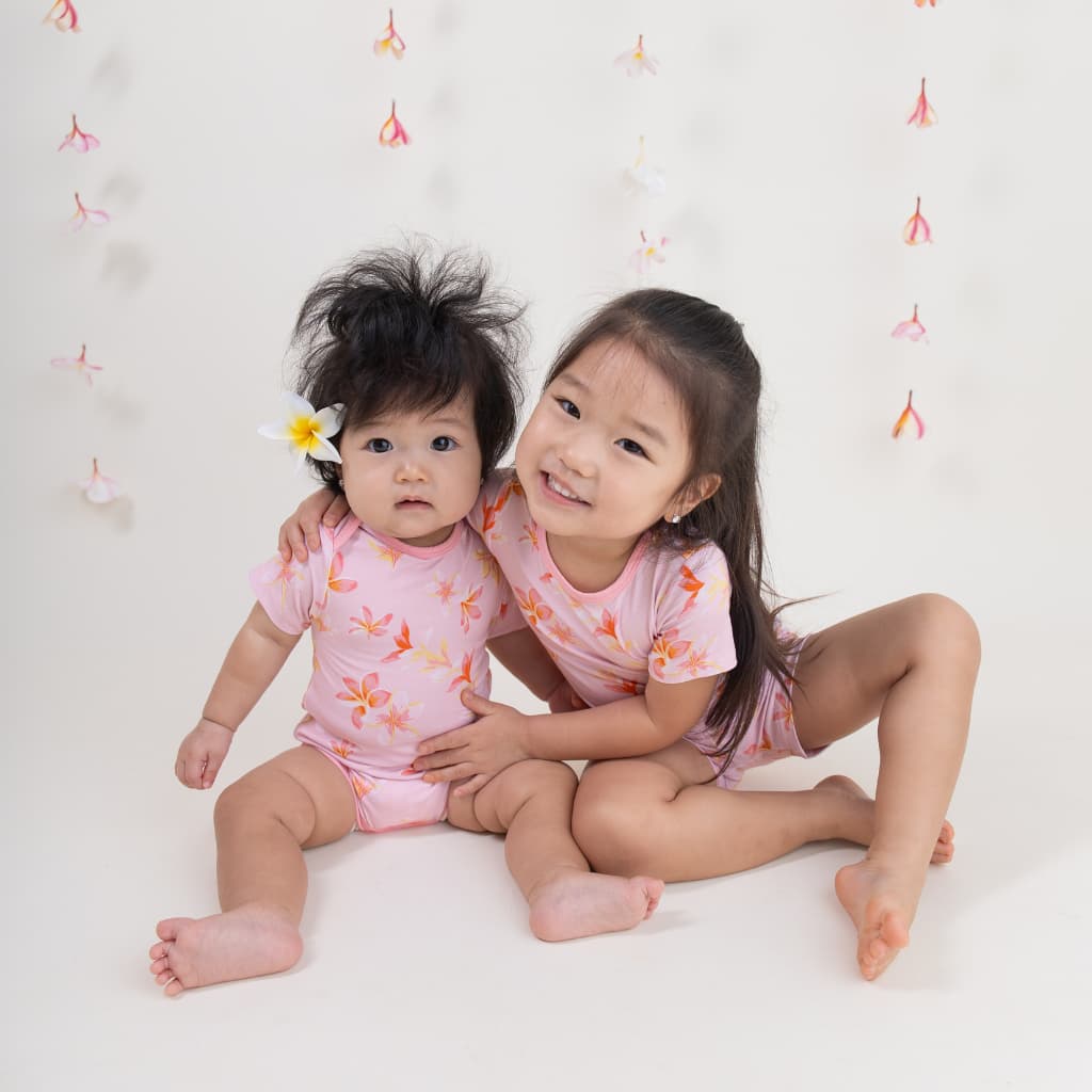 Plumeria Honey Bamboo Onesie
