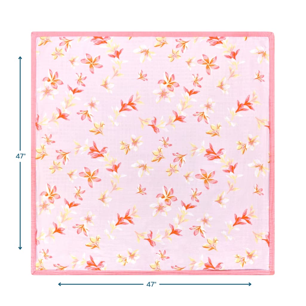 Plumeria Honey Baby Quilt
