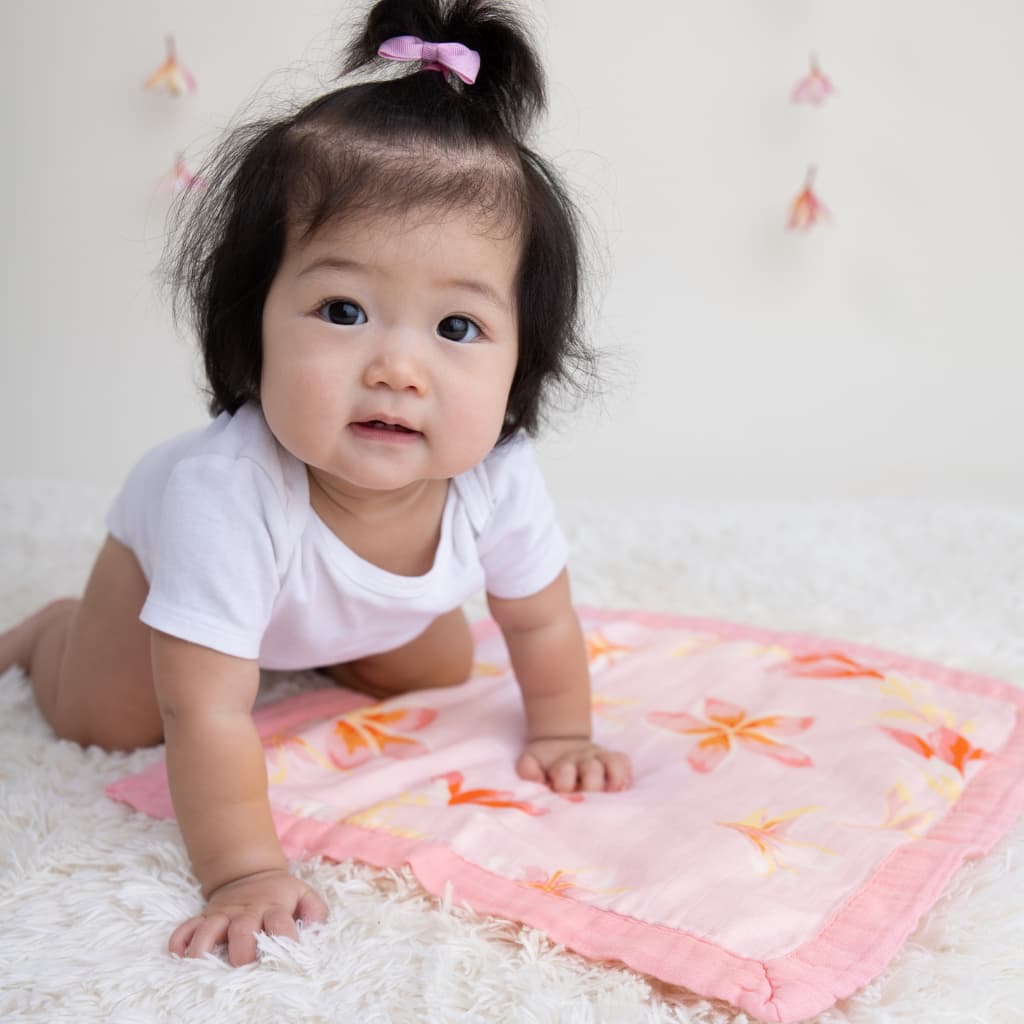 Plumeria Honey Security Blanket